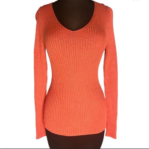 Peruvian Connections Cozy Pima Cotton Ribbed Knit Sweater Womens Size S Capsule - Picture 1 of 6
